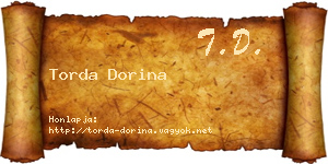 Torda Dorina névjegykártya